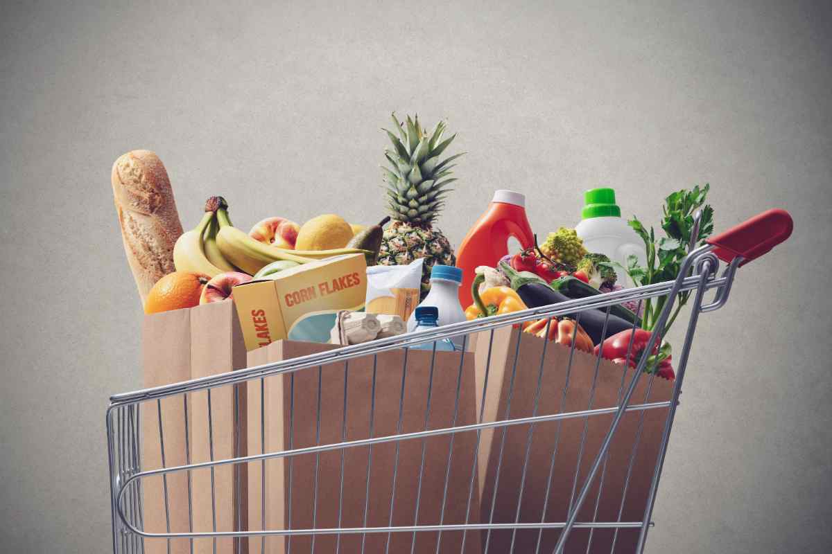 Carrello spesa supermercato