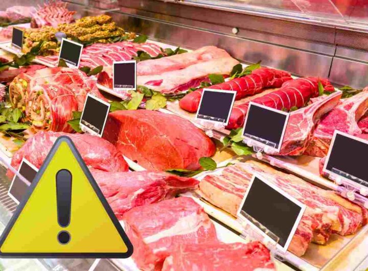 pericolo di carne contaminata